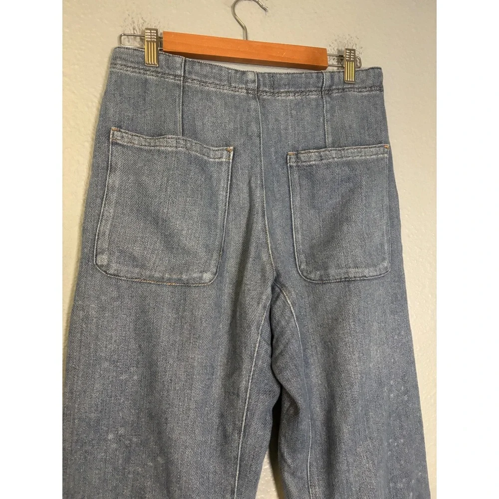 We The Free Osaka Mid Rise Barrel Jeans Light Wash Button Fly Size 26